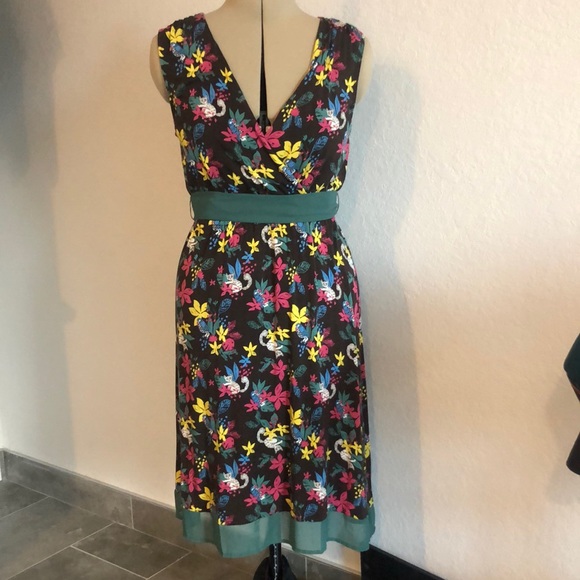 ModCloth stretchy Lemur-Print Dress - Picture 1 of 4